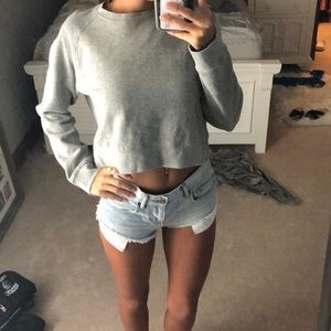 FOREVER 21 SWEATER CROP TOP